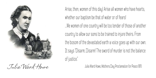 Julia Ward Howe Proclamation for Peace 1870